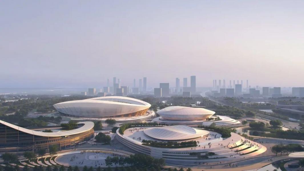  无锡新地标 | 乐虎lehu国际膜结构助力无锡奥林匹克体育中心建设